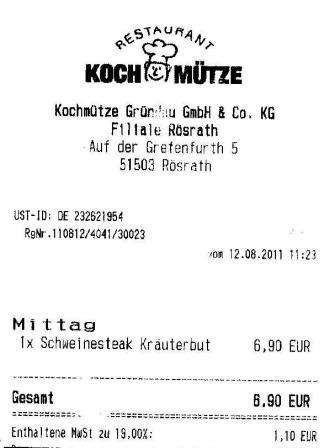 mtol Hffner Kochmtze Restaurant